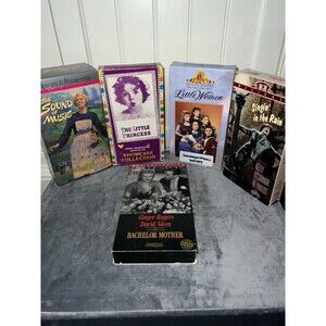 Little Women, The Sound of Music + more Vintage Rare VHS collection lot